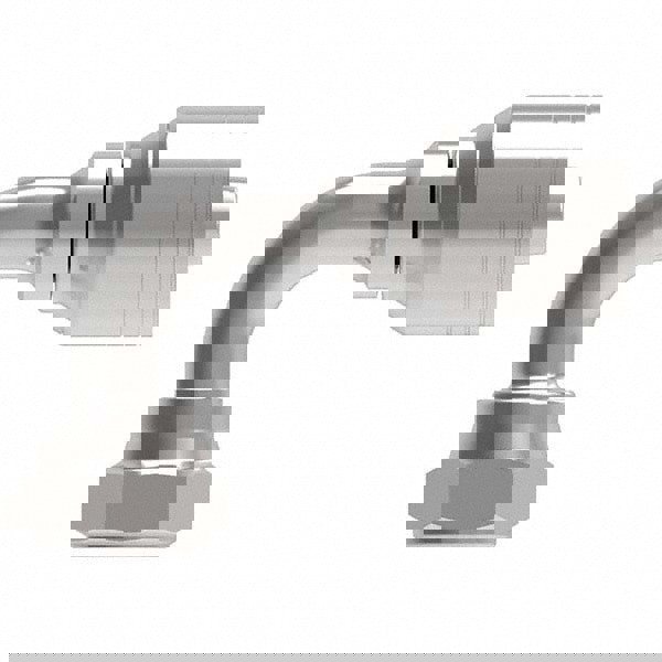 Hydraulic Hose BSPP 60 Cone Female 90 Elbow: 4 mm, G 1/4-19